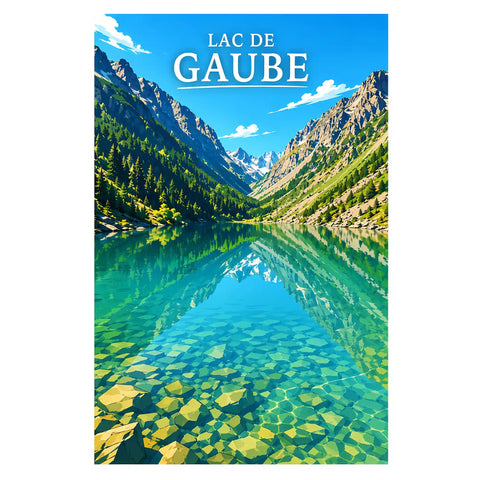 Affiche - Lac de Gaube