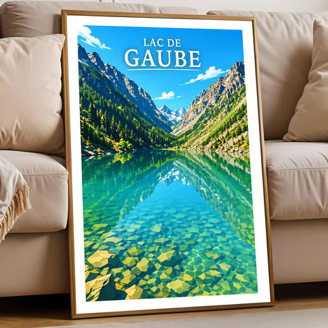 Affiche - Lac de Gaube