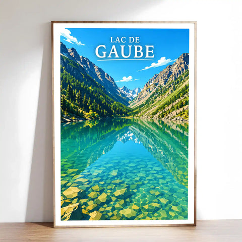 Affiche - Lac de Gaube