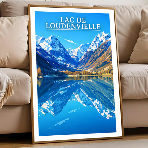 Affiche - Lac de Loudenvielle