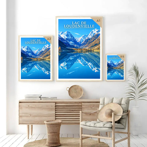 Affiche - Lac de Loudenvielle