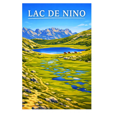 Affiche - Lac de Nino