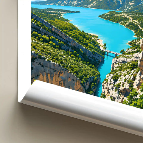 Affiche - Lac de Sainte-Croix