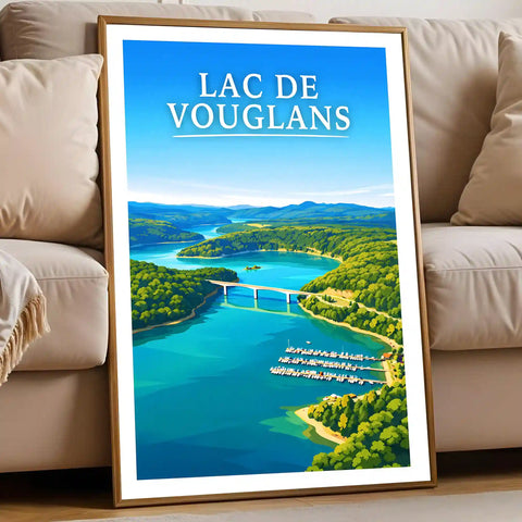 Affiche - Lac de Vouglans