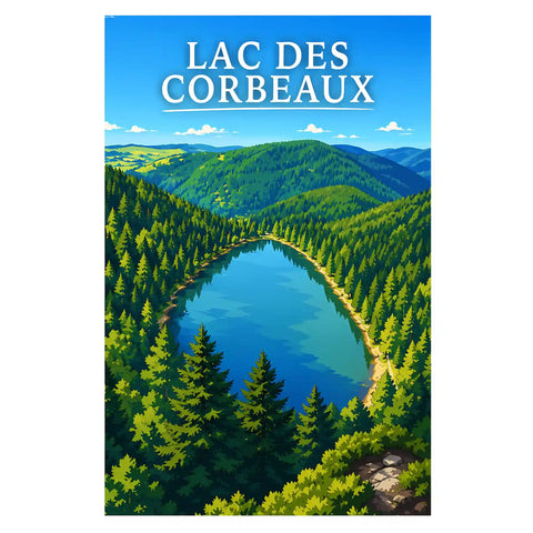 Affiche - Lac des Corbeaux