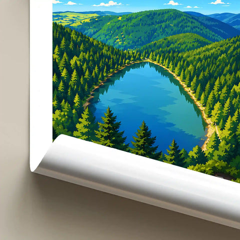 Affiche - Lac des Corbeaux