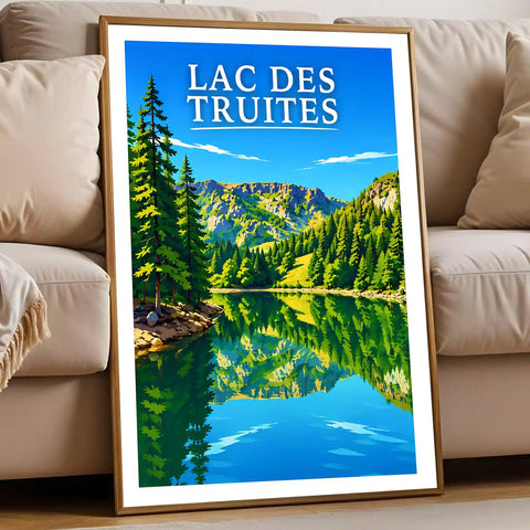 Affiche - Lac des Truites