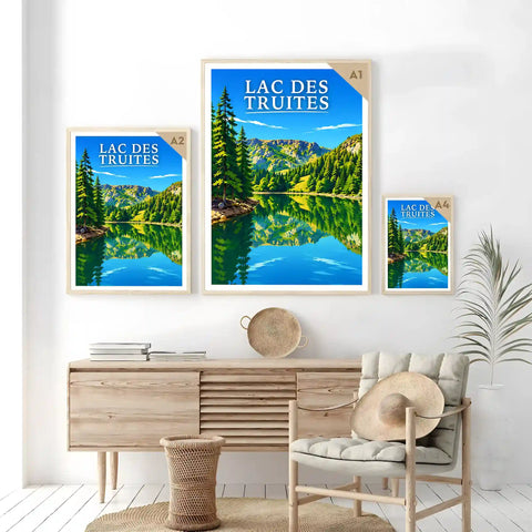 Affiche - Lac des Truites