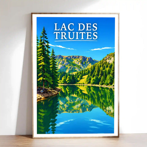 Affiche - Lac des Truites