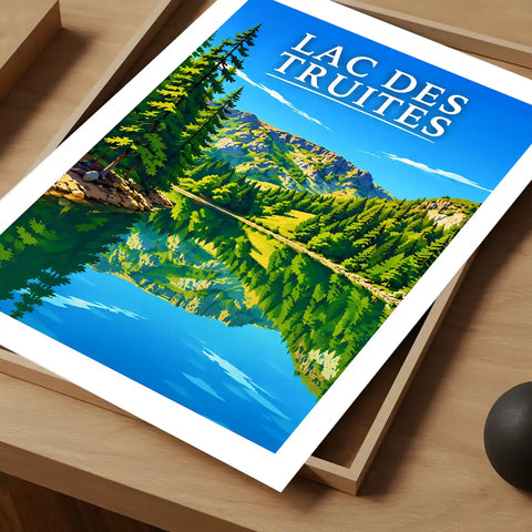 Affiche - Lac des Truites