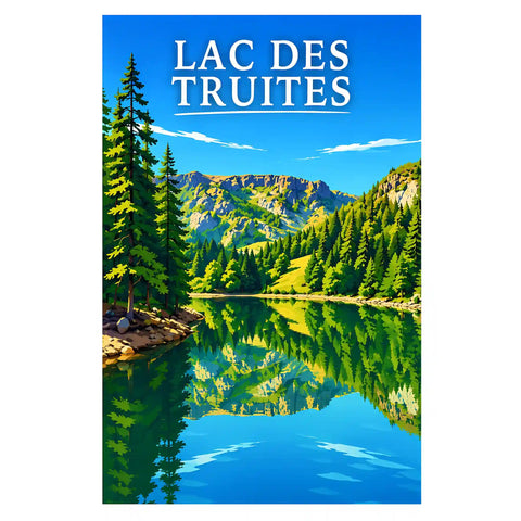 Affiche - Lac des Truites