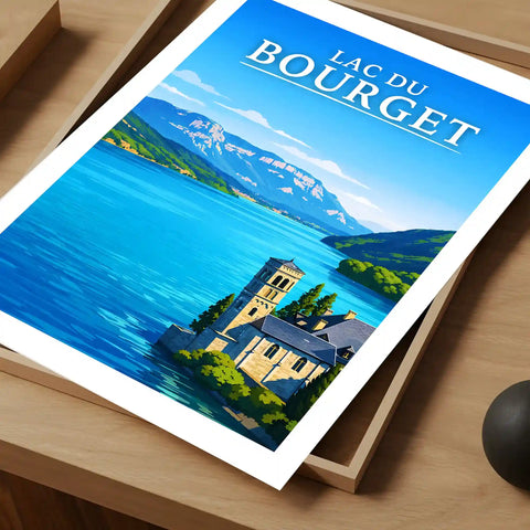 Affiche - Lac du Bourget