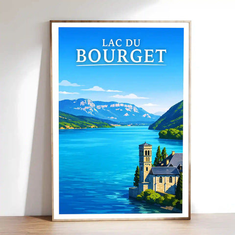 Affiche - Lac du Bourget