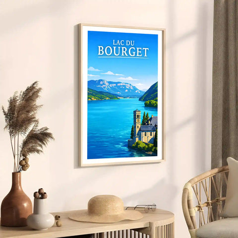 Affiche - Lac du Bourget