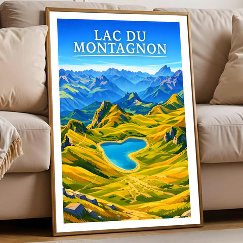 Affiche - Lac du Montagnon