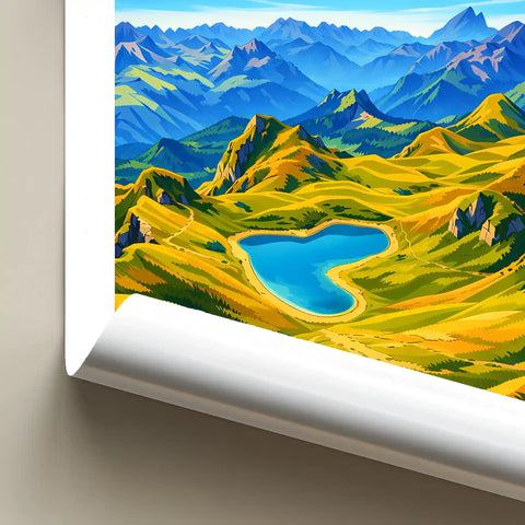 Affiche - Lac du Montagnon