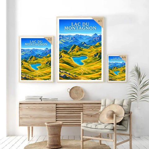 Affiche - Lac du Montagnon