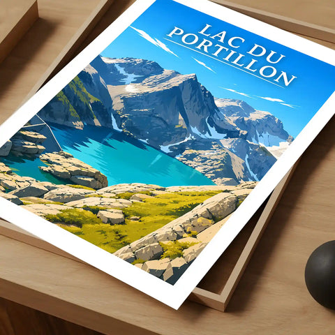 Affiche - Lac du Portillon