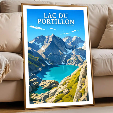 Affiche - Lac du Portillon