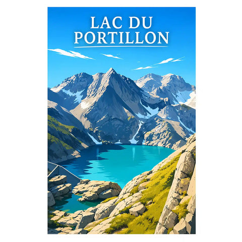 Affiche - Lac du Portillon