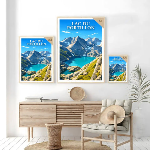Affiche - Lac du Portillon