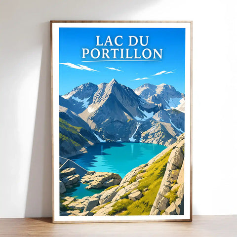 Affiche - Lac du Portillon