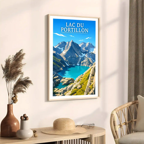 Affiche - Lac du Portillon
