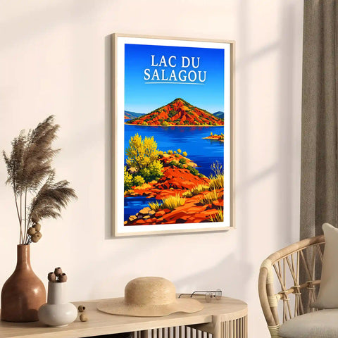 Affiche - Lac du Salagou
