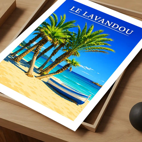 Affiche - Le Lavandou