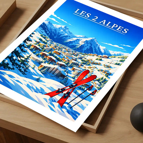 Affiche - Les 2 Alpes