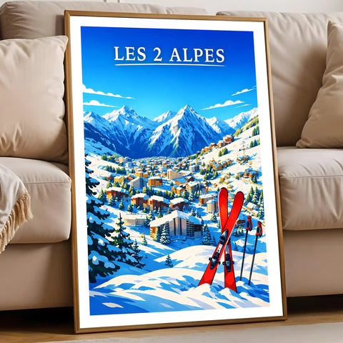 Affiche - Les 2 Alpes