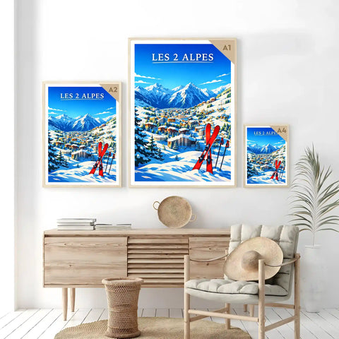 Affiche - Les 2 Alpes