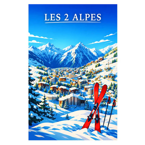 Affiche - Les 2 Alpes
