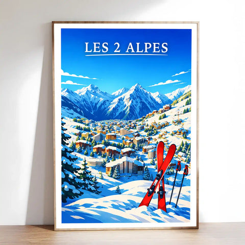Affiche - Les 2 Alpes