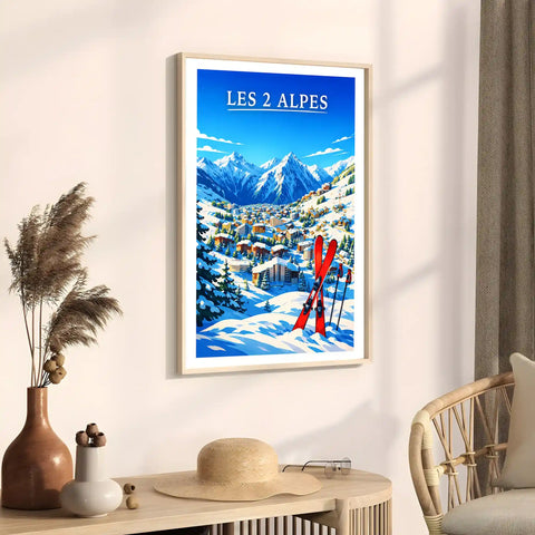 Affiche - Les 2 Alpes