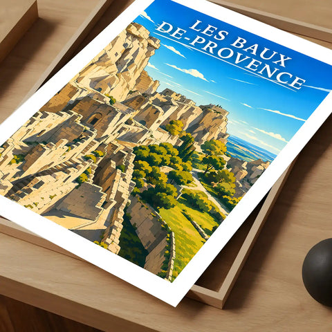 Affiche - Les Baux-de-Provence