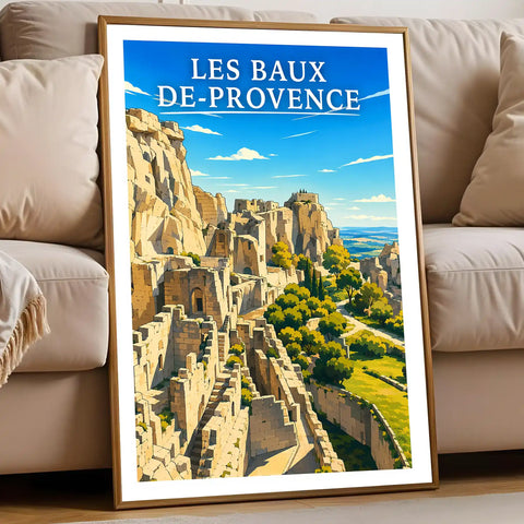 Affiche - Les Baux-de-Provence