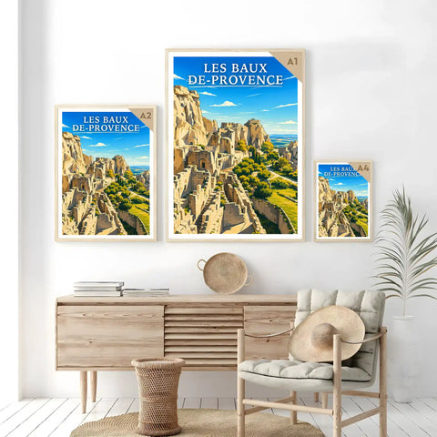 Affiche - Les Baux-de-Provence