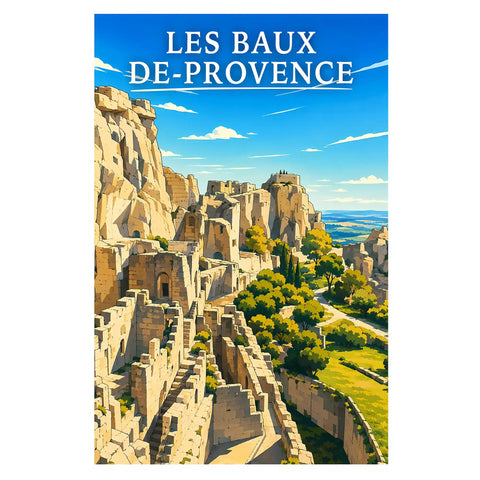 Affiche - Les Baux-de-Provence