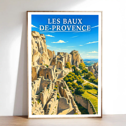 Affiche - Les Baux-de-Provence