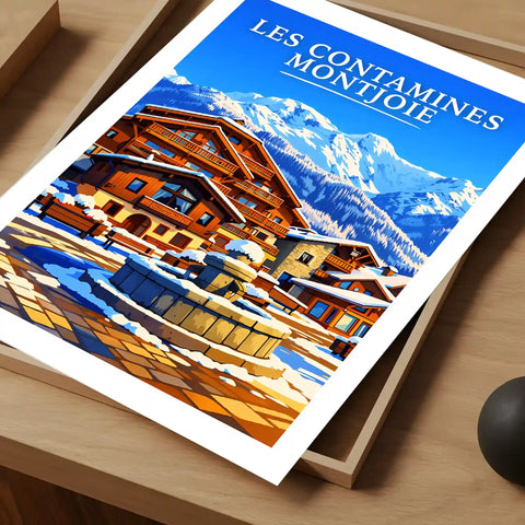 Affiche - Les Contamines-Montjoie