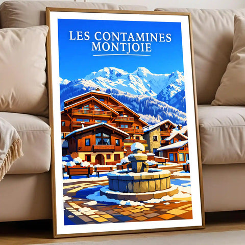 Affiche - Les Contamines-Montjoie