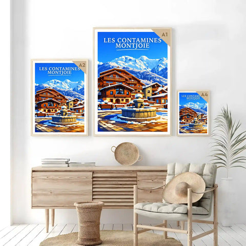 Affiche - Les Contamines-Montjoie