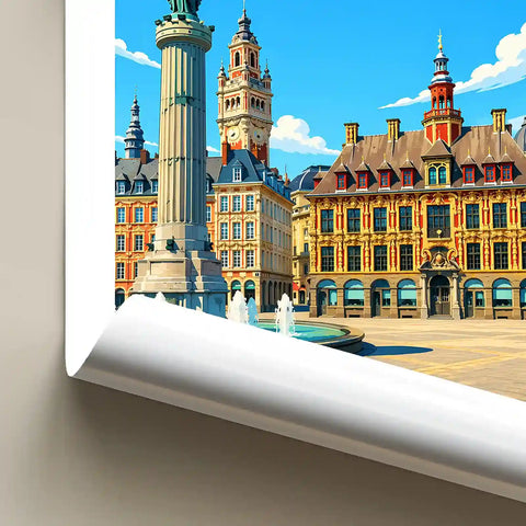 Affiche - Lille - Capitale des Flandres - affiche lille