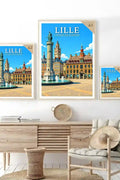 Affiche - Lille - Capitale des Flandres - affiche lille