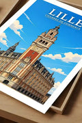 Affiche - Lille - Chambre de Commerce - affiche lille