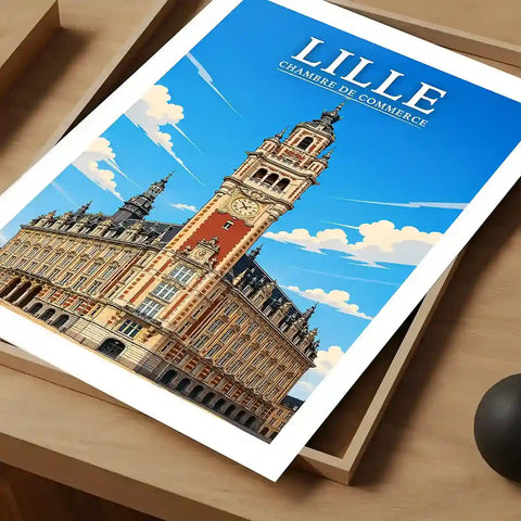 Affiche - Lille - Chambre de Commerce - affiche lille