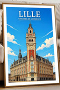 Affiche - Lille - Chambre de Commerce - affiche lille