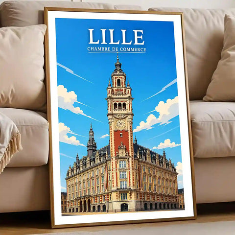 Affiche - Lille - Chambre de Commerce - affiche lille
