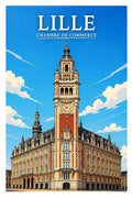 Affiche - Lille - Chambre de Commerce - affiche lille